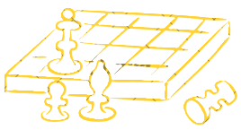 Chess board and pieces